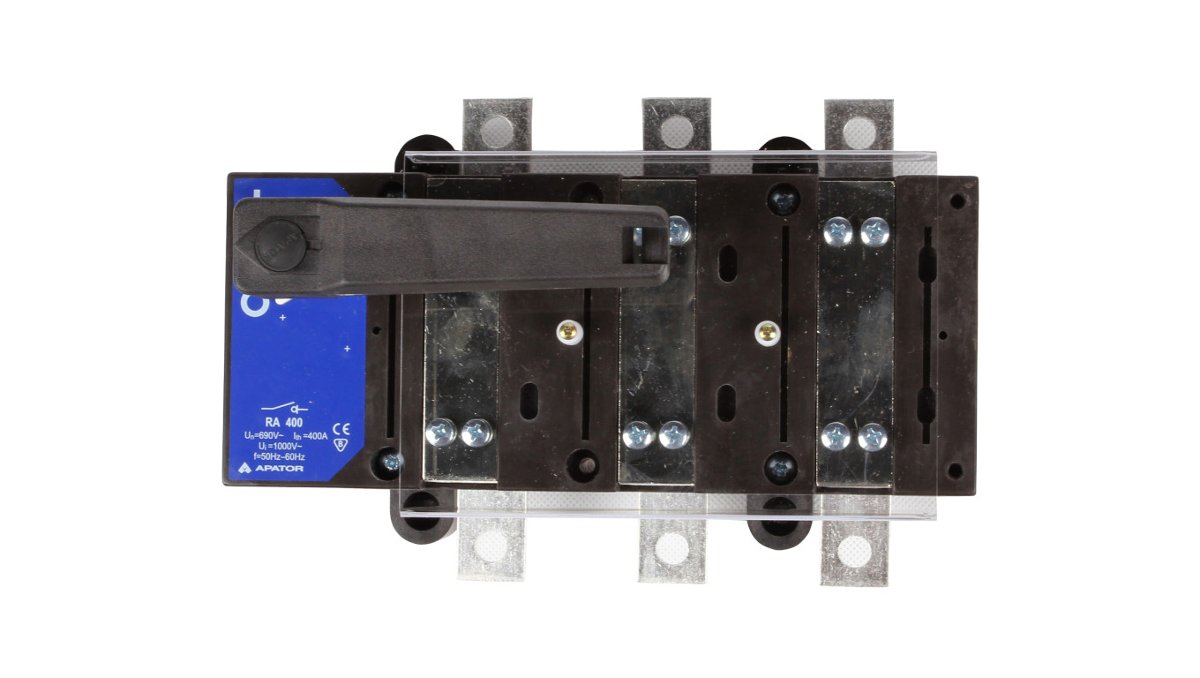 Apator Rozłącznik izolacyjny RA 400 P3/R; In=400A; PN-EN 60947-3 RA400P3/R