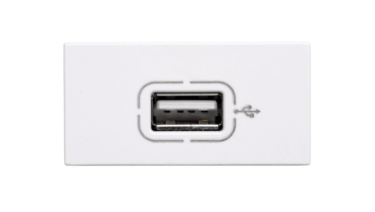 Legrand 078761 MOSAIC Gniazdo USB - 1 moduł BIAŁE żeńskie