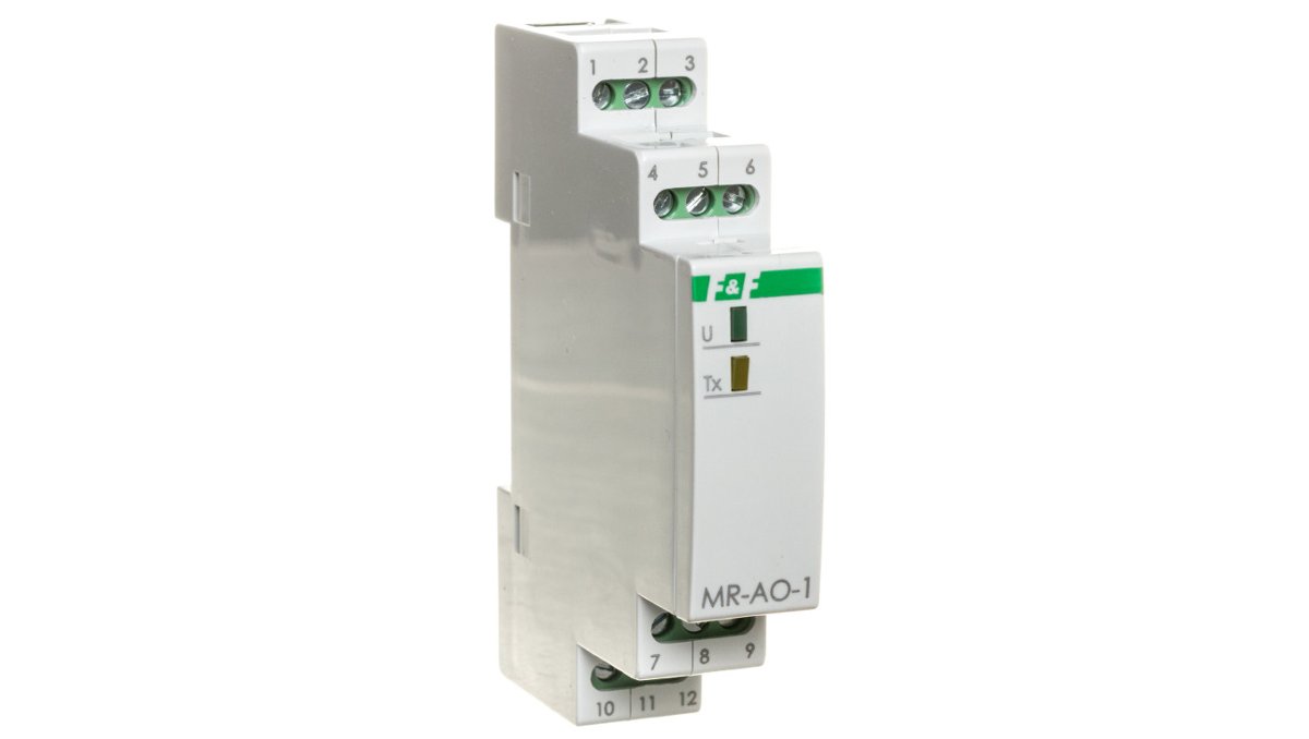 F&F Moduły rozszerzeń wyjść analogowych z wyjściem MODBUS RTU MR-AO-1 MAX-MR-AO-1