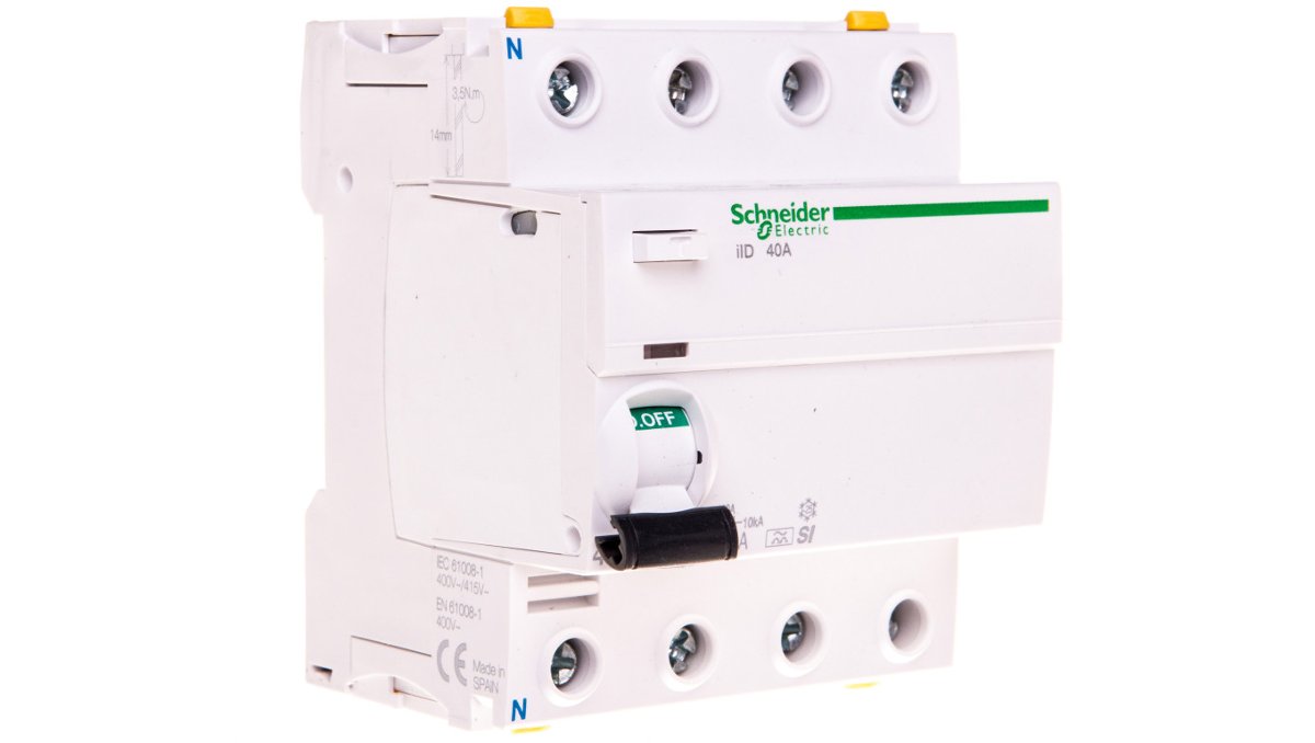 SCHNEIDER Acti9 iid 4p 40a 30ma a-si-type residual A9Z31440
