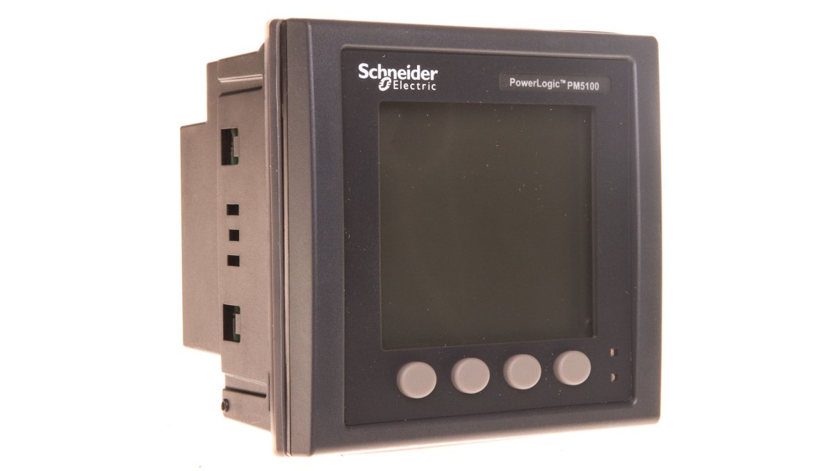 Schneider Electric Miernik parametrów sieci (U. I. P. Q. f. PF. E) 51A przekładnik 100-415V AC Modbus MID tablicowy 96x96mm METSEPM5111 METSEPM5111