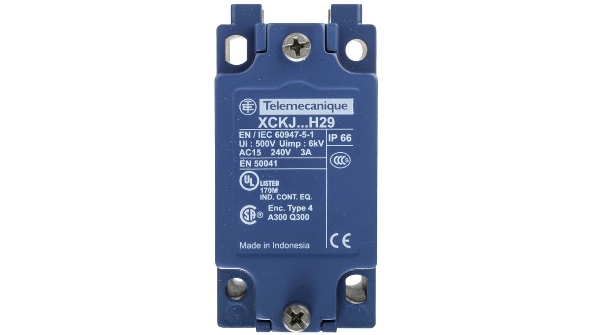 Schneider Electric telemec anique czujniki zckj1h29 limit Body zmianę, bez wyświetlacz, metalowy, sztywna, 2 drążki, kontaktów + 1 No 1 NC, M20, 40 MM szerokość x wysokość 77 MM X 44 MM głębokość