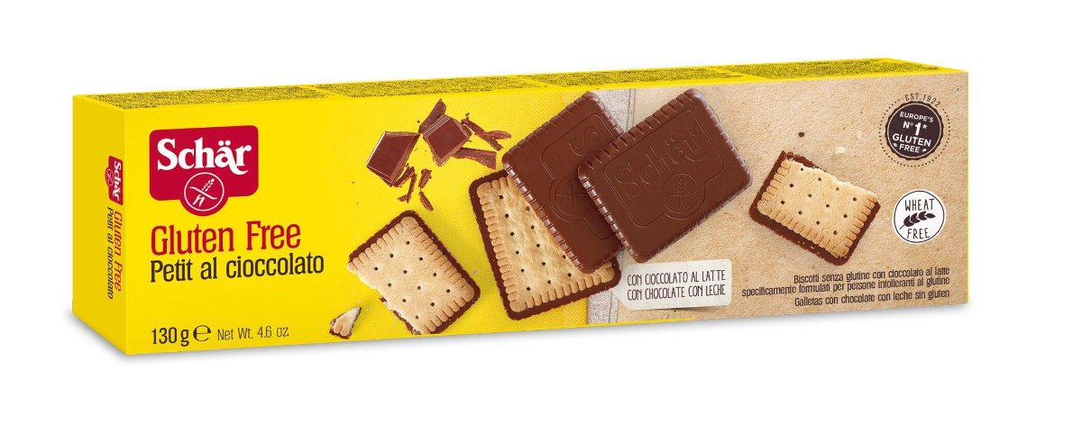 Schar Herbatniki z czekoladą BEZGLUTENOWE 130 g 4644