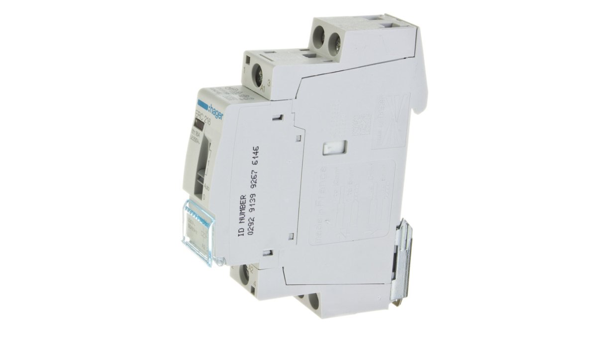 Hager polo Przekaźnik instalacyjny 16A 2Z 0R 230V AC ERC216 ERC216