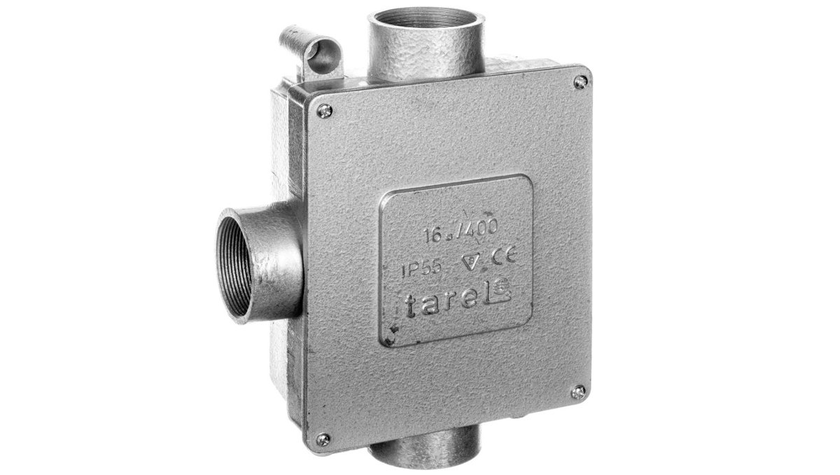 Tarel Puszka odgałęźna metalowa 5-torowa 16mm2 3 wejścia IP55 068-V