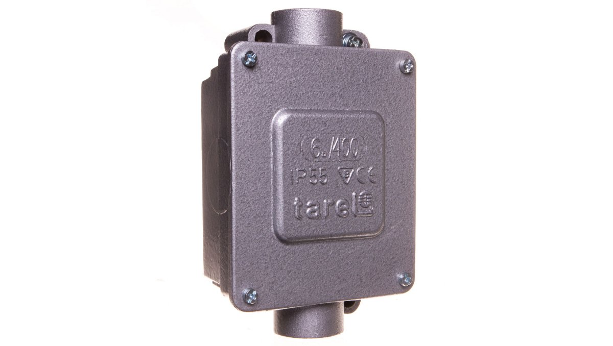 Tarel Puszka odgałęźna metalowa 5-torowa 6mm2 2 wejścia IP55 022