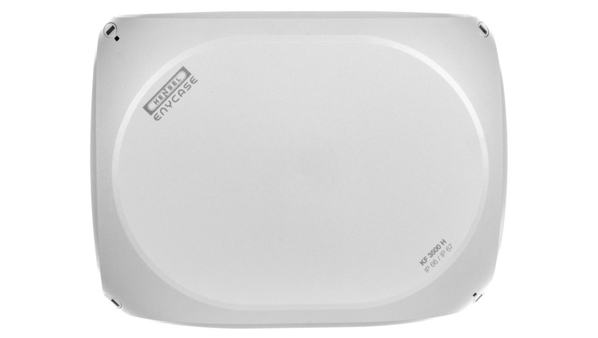 Hensel Puszka odgałęźna n/t bez zacisków 295x225x122mm szara IP66/67 KF 3500 H 62000093 62000093