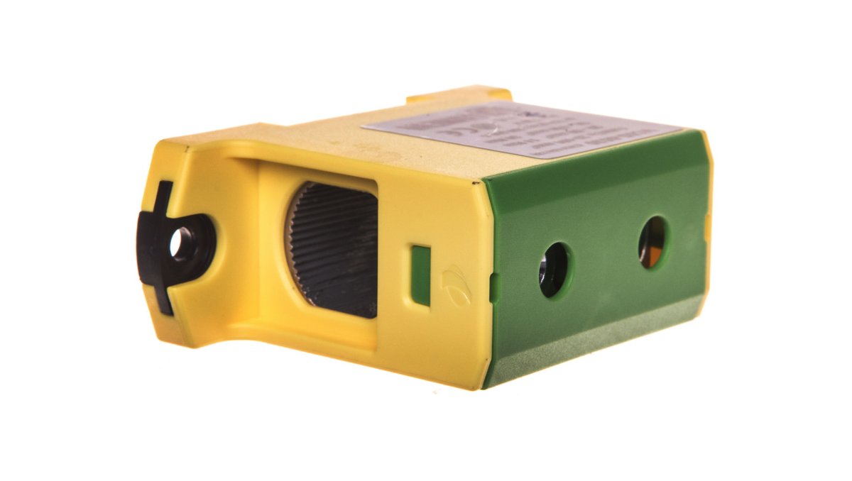 Złączka szyn gwint AL/CU 25-150mm2 TS35 1-tor 2-otw zaciskowe OTL150 żółto- ziel MAA1150Y10 89713009