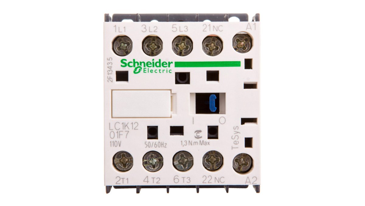 Schneider Electric Stycznik mocy 12A 3P 110V AC 0Z 1R LC1K1201F7