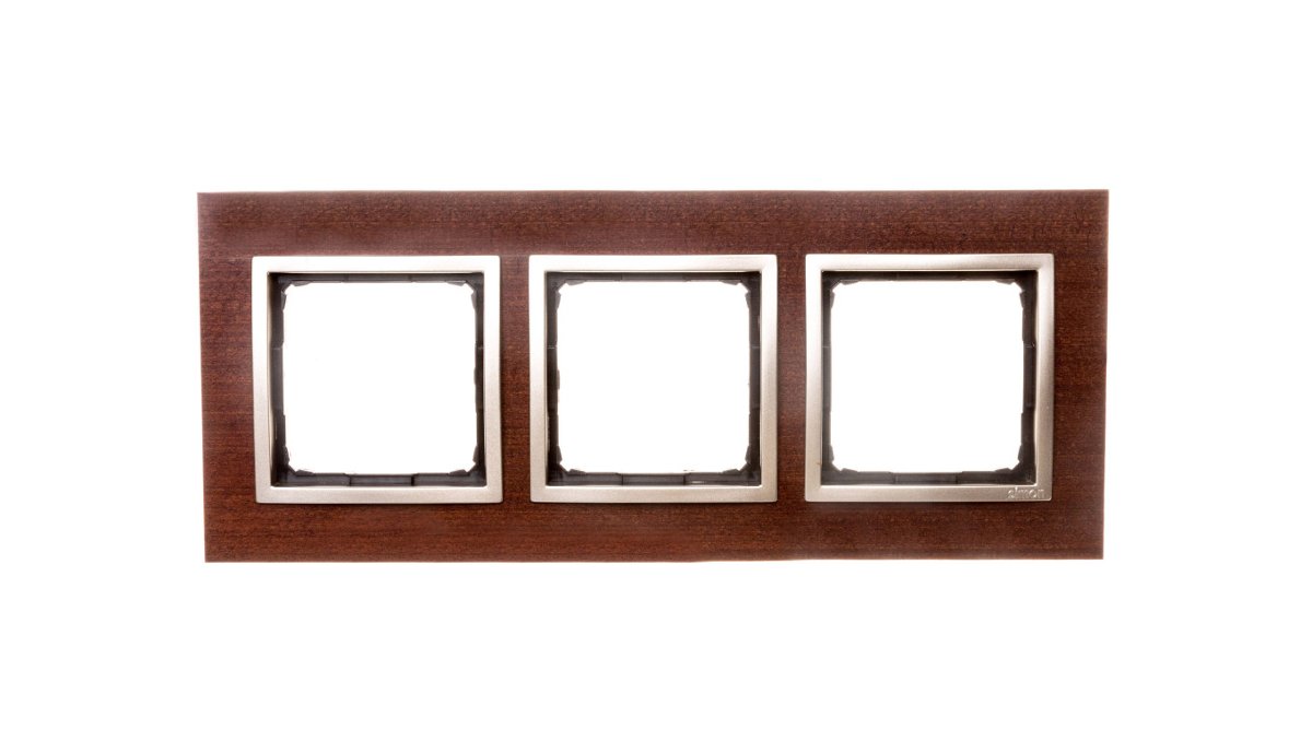 Kontakt Simon SIMON S.A. Ramka 3 Nature-Drewno, ZŁOTY ORZECH, IP20/IP44 DRN3/