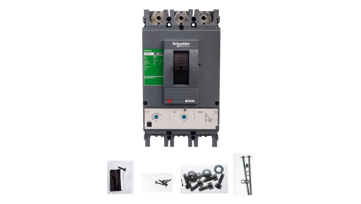 Schneider Electric Wyłącznik mocy 400A 3P 50kA EasyPact CVS400 TM400D LV540510 LV540510