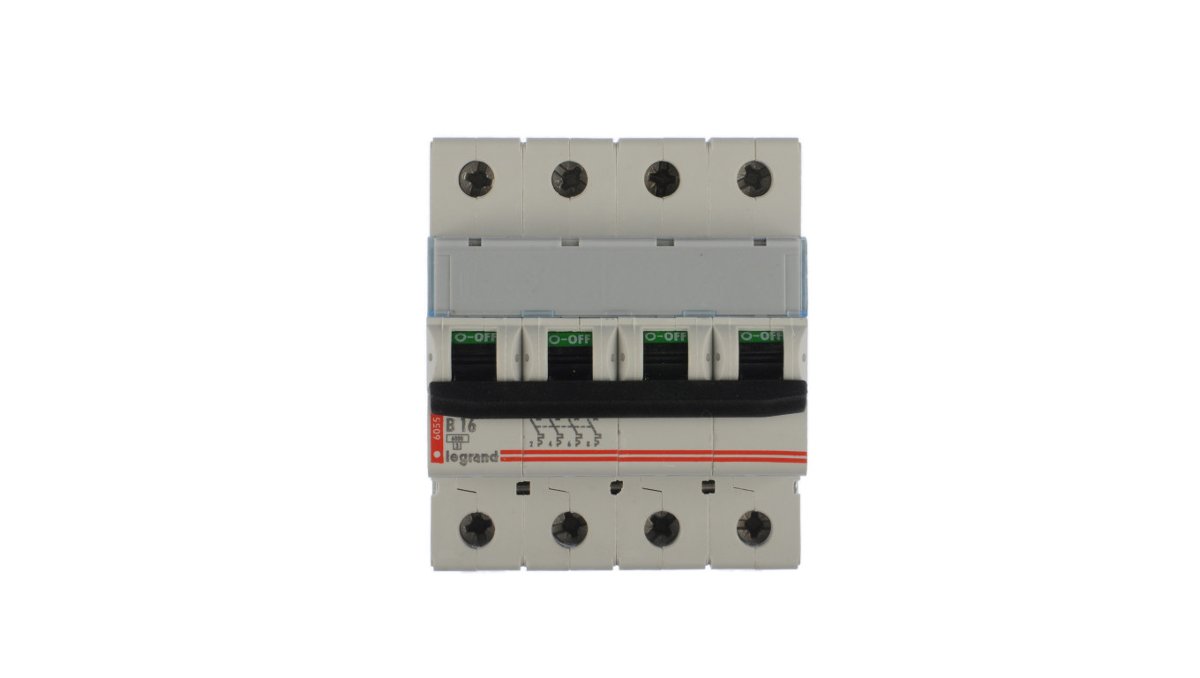 Legrand Wyłącznik nadprądowy S 304 B 16 4P 16 A 6 kA - 403417