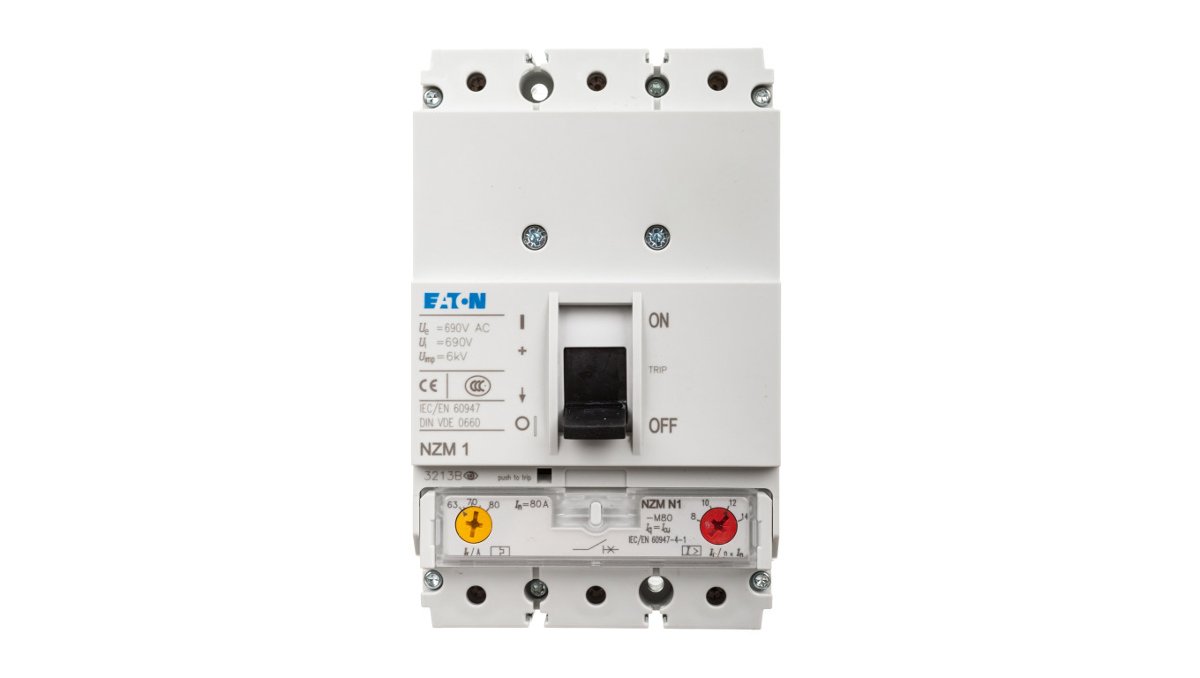Eaton Wyłącznik silnikowy 3P 37kW 63-80A NZMN1-M80 265721 265721