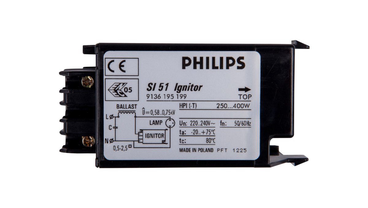 Philips LIGHTING Zapłonnik 250-400W SI51 913619519966 913619519966