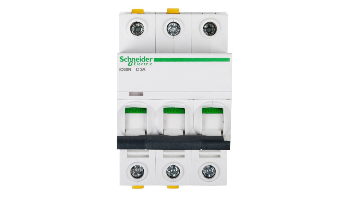 Schneider Electric Wyłącznik nadprądowy trójbiegunowy C 3A iC60N A9F04303