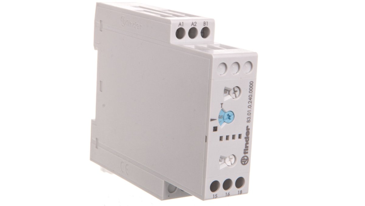 Finder Przekaźnik czasowy 1CO 16A 12-240V AC/DC, Wielofunkcyjny AI, DI, GI, SW,