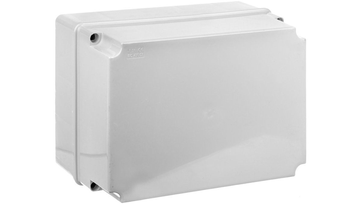 elettrocanali Puszka natynkowa wysoka seria 430 IP56 300x220x180 szara EC430C8 EC430C8