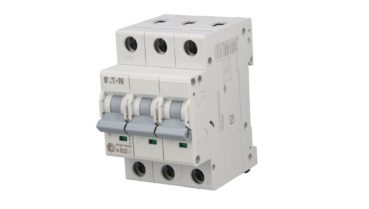 Eaton Wyłącznik nadprądowy 3P B 32A 6kA AC xPole Home HN-B32/3 194884