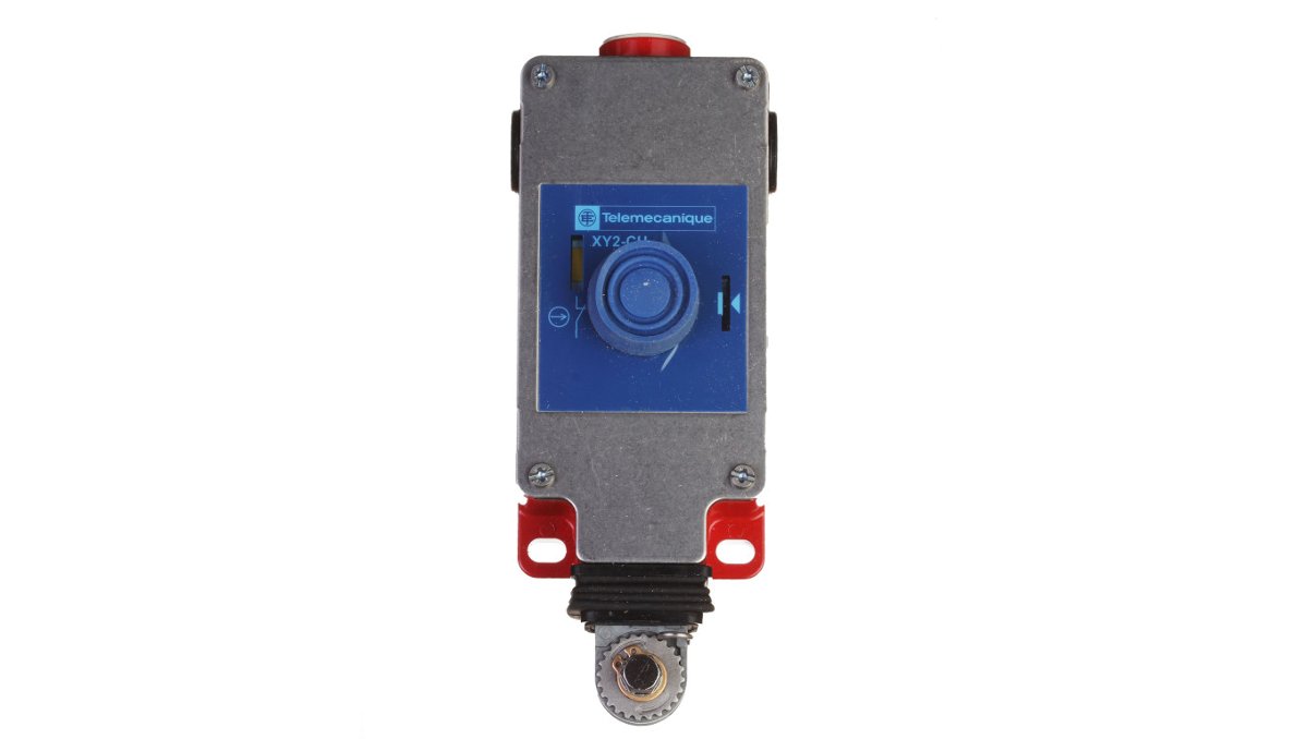 Schneider telemec anique czujniki xy2ch 13270 xy2ch Zamak E-Stop włącznik pociągowy,, przycisk uruchamia, styku, 2 NC, 3 wejście do liny pg13,5 śrubunek kablowy, czerwony XY2CH13270