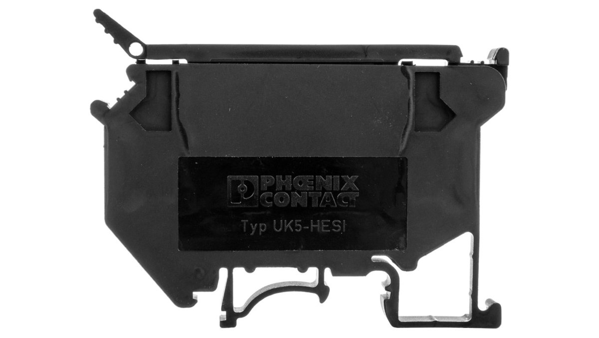 Phoenix Contact Listwa zaciskowa bezpiecznikowa 0,2-4mm2 5x20/5x25/5x30mm czarna UK5 HESI 3004100 3004100