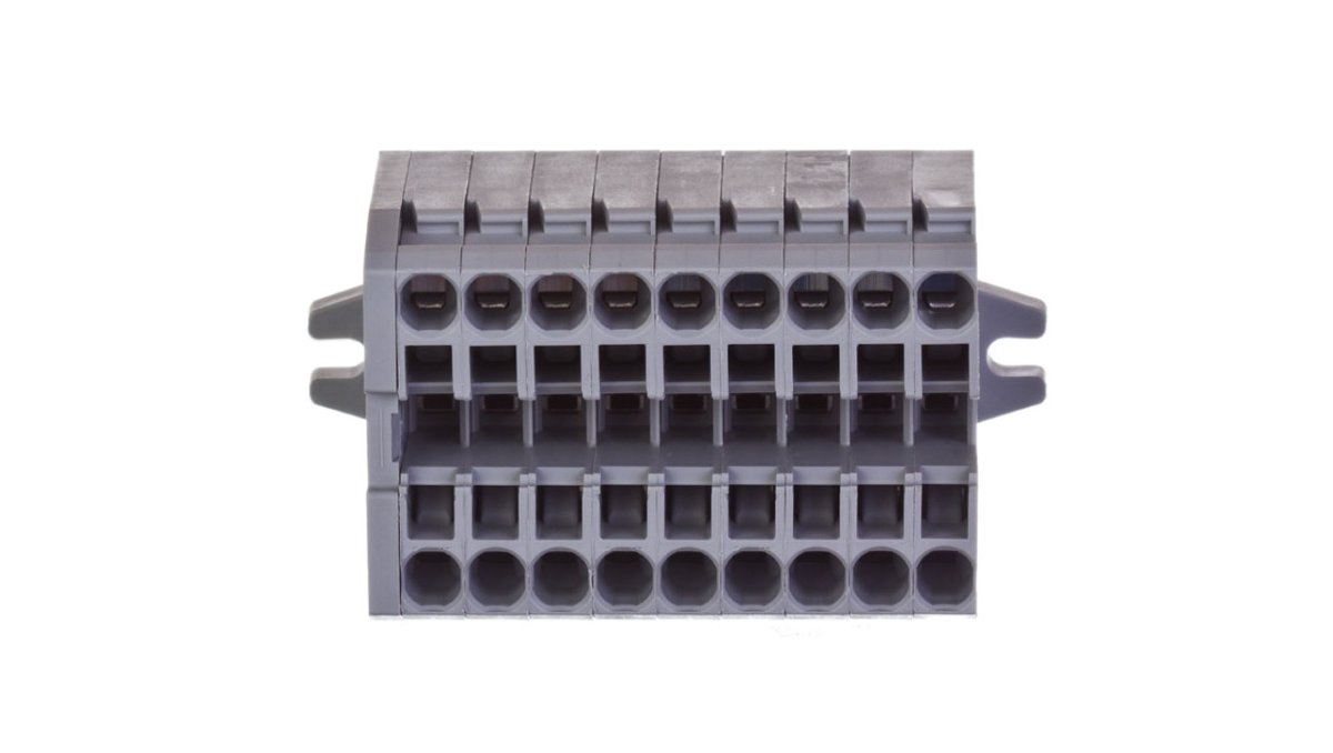 WAGO Terminal przepustowy WAGO Klema sprężynowa szary 869-109 50 szt 869-109
