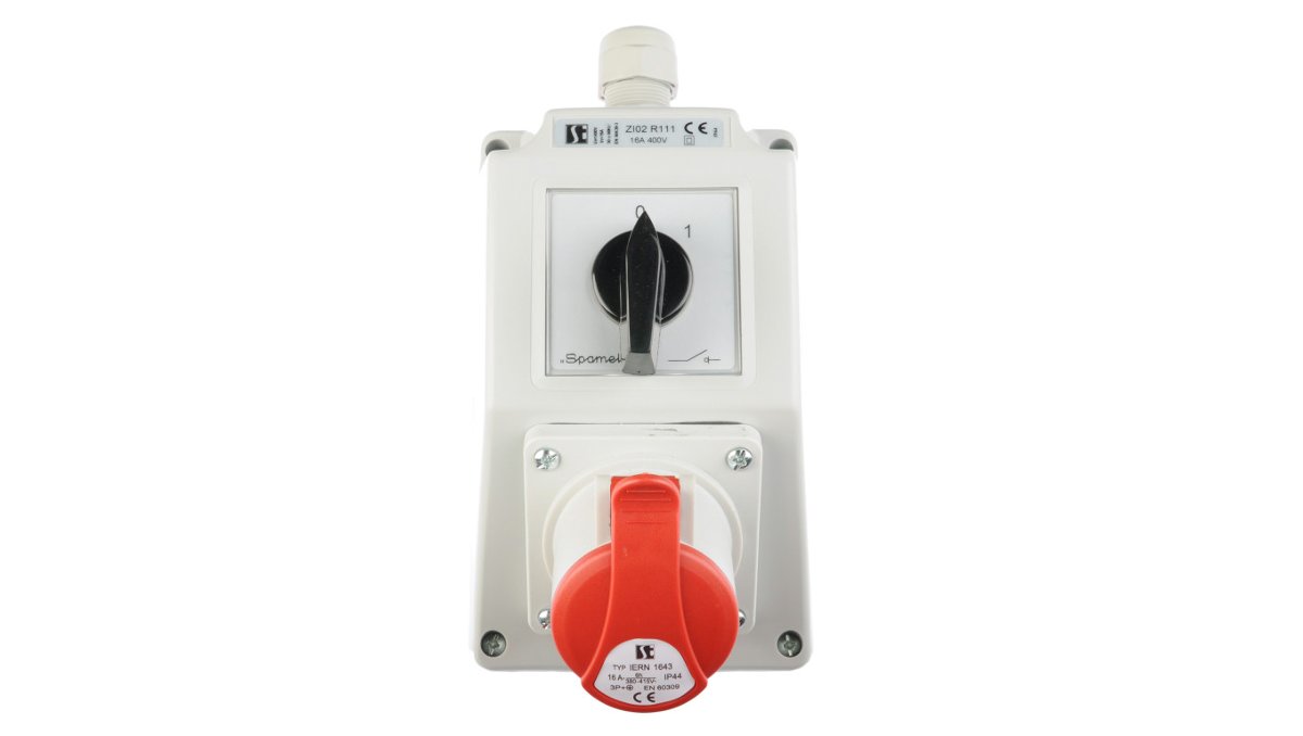 Spamel Zestaw instalacyjny 0-I 16A/4 ZI02R111 ZI02R111