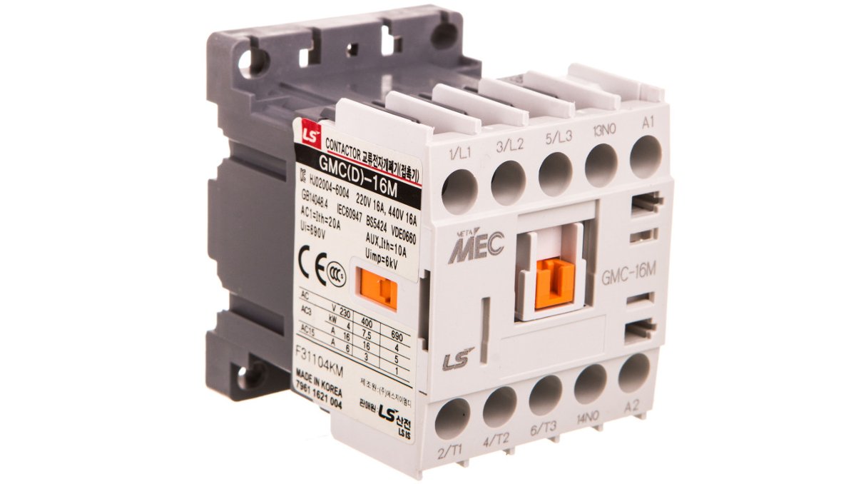 ANIRO LSIS Stycznik miniaturowy 16A 3P 1z 230V AC GMC-16M 230V AC 16M 230AC 1A