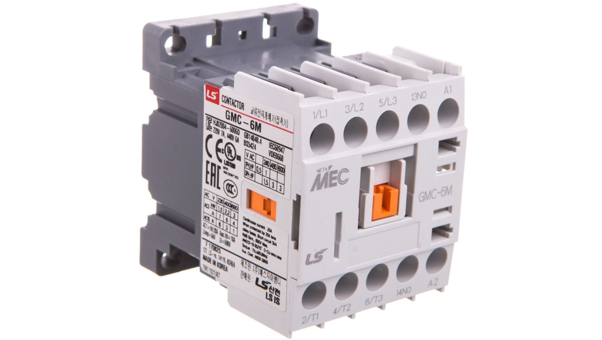 ANIRO LSIS Stycznik miniaturowy 6A 3P 1z 24V AC GMC-6M 24V AC GMC-6M 24AC 1A