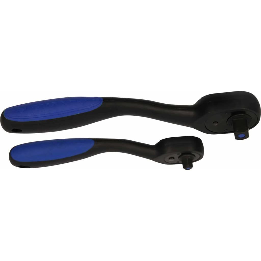 BRILLIANT TOOLS 2 klucze z grzechotkami dwukierunkowymi 1/4'' i 1/2''
