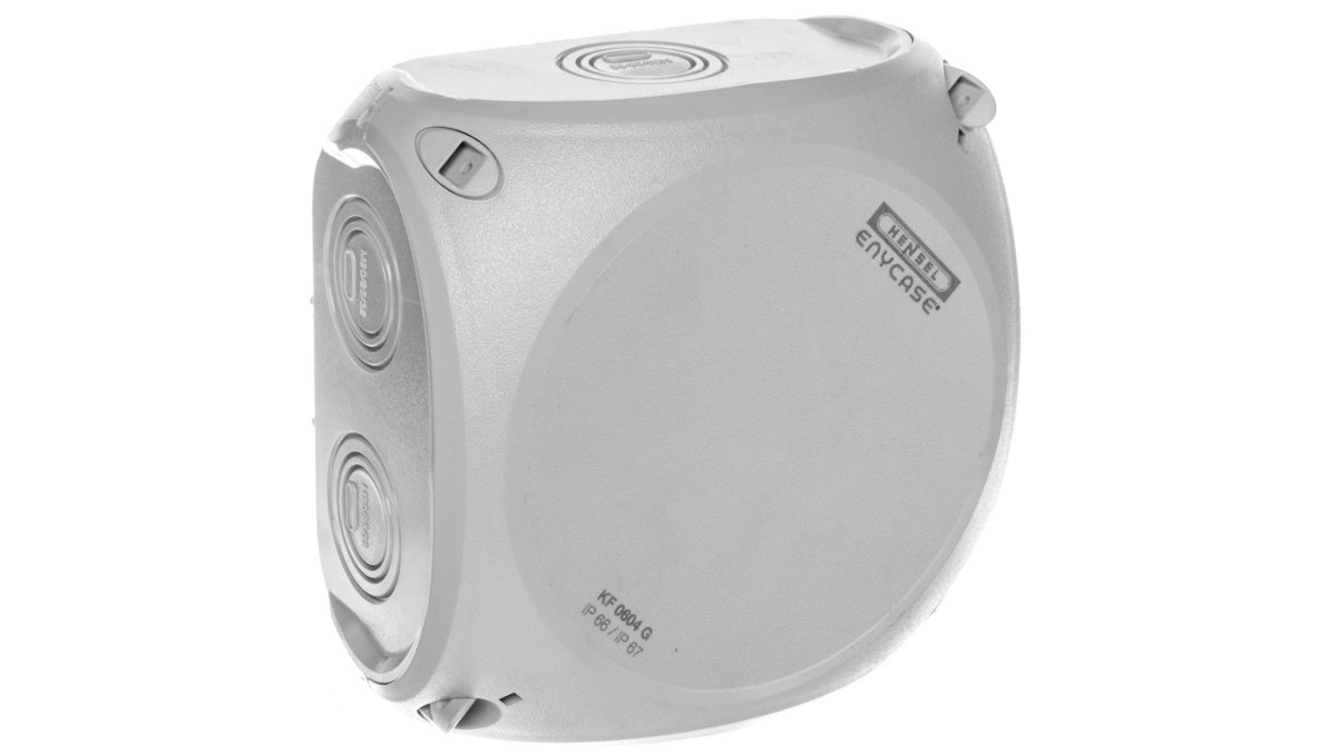 Hensel Puszka odgałeźna n/t 5x4mm2 130x130x77mm szara IP66/67 KF 0604 G 62000053