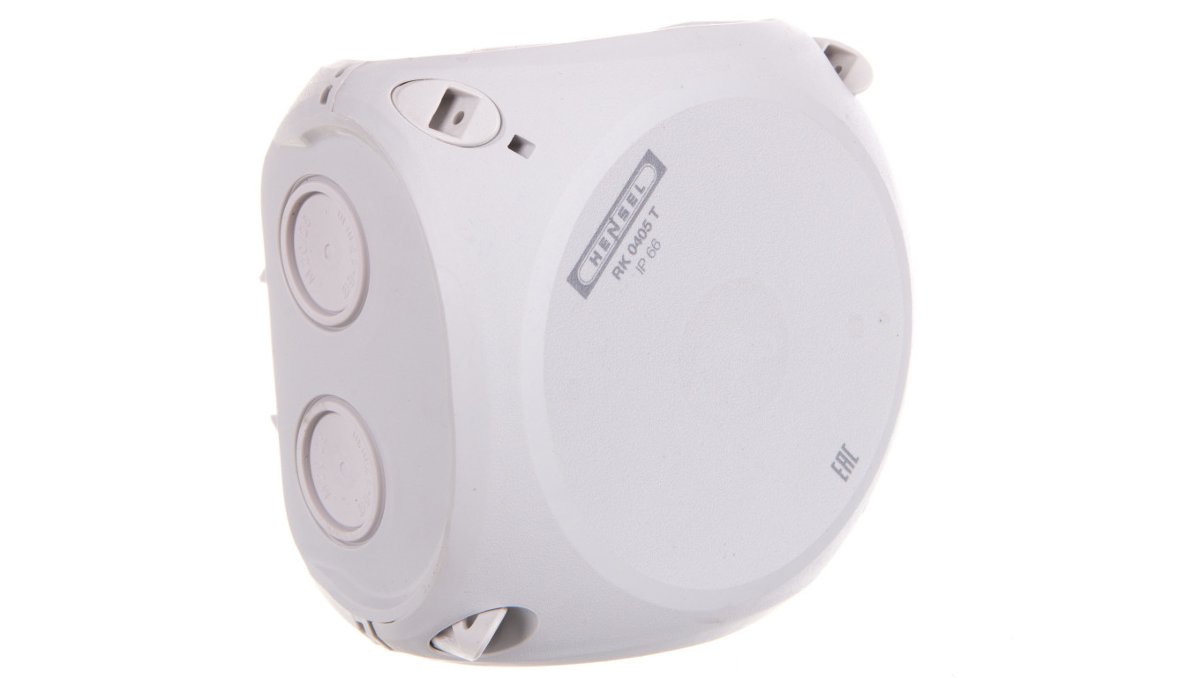 Hensel Puszka odgałęźna 104x104x70 5x4mm2 CU/AL IP66 szara RK 0405 T 62000174