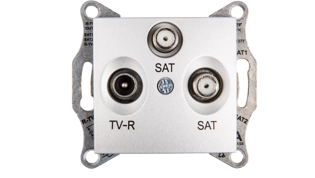 Schneider Electric Gniazdo TV/SAT/SAT końcowe - Schneider, Sedna SDN3502160