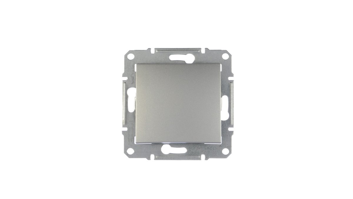 LEDart krzyżowy, Schneider Electric SEDNA SDN0500160, bez ramki, kolor aluminium