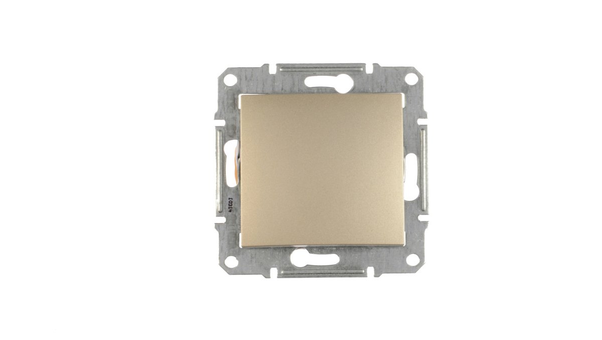 LEDart krzyżowy, Schneider Electric SEDNA SDN0500168, bez ramki, kolor satyna