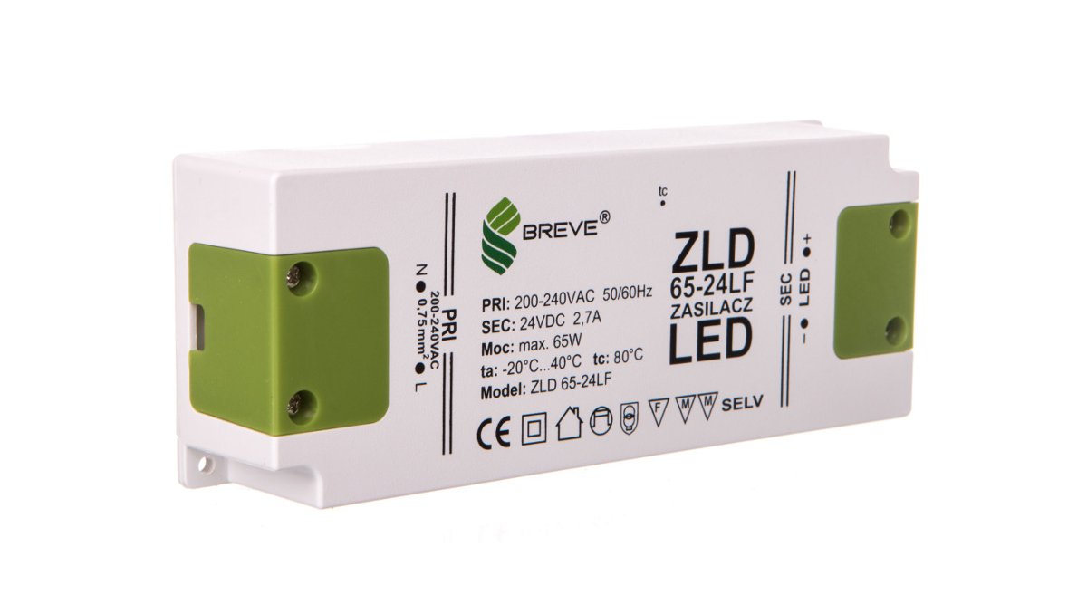 LEDart breve LED 24V DC 65W ZLD 65-24LF 2,7A 19724-9013 19724-9013