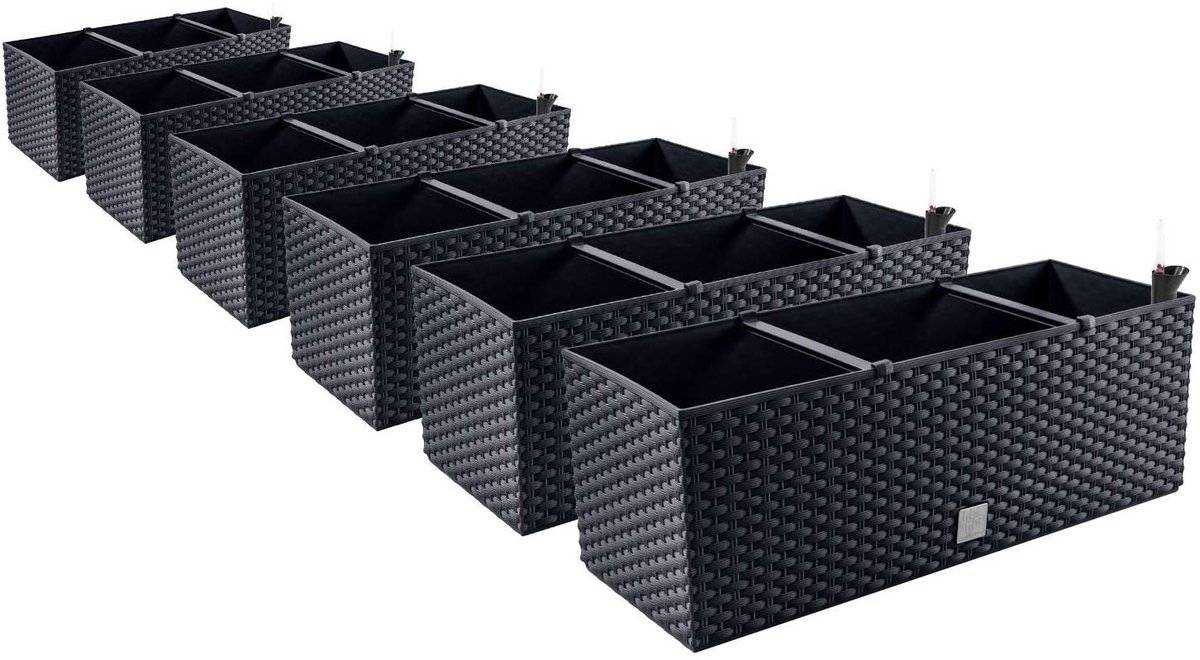 6x Donica skrzynia RATO CASE DRTC500 + system Antracyt