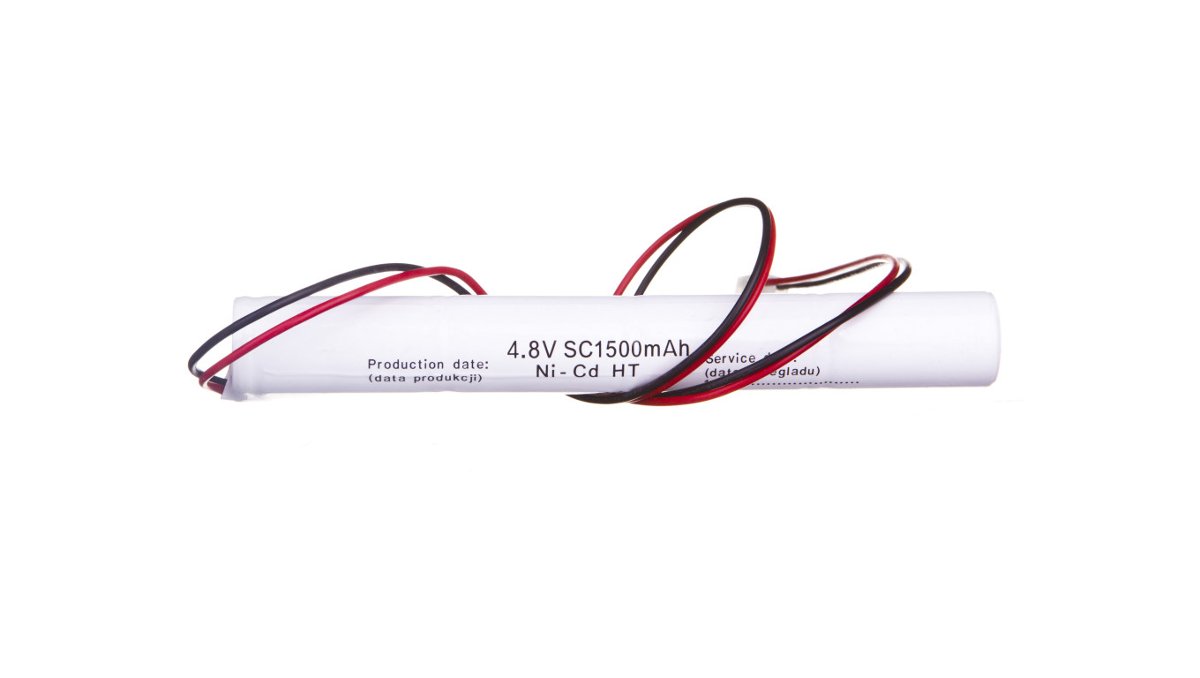 Pakiet akumulatorów 4,8V 1500mAh (Ni-Cd)