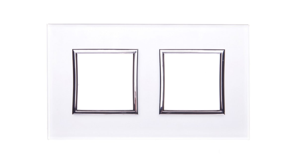 KOS Elektro Dante Pearl Glass Ramka x2 4504182