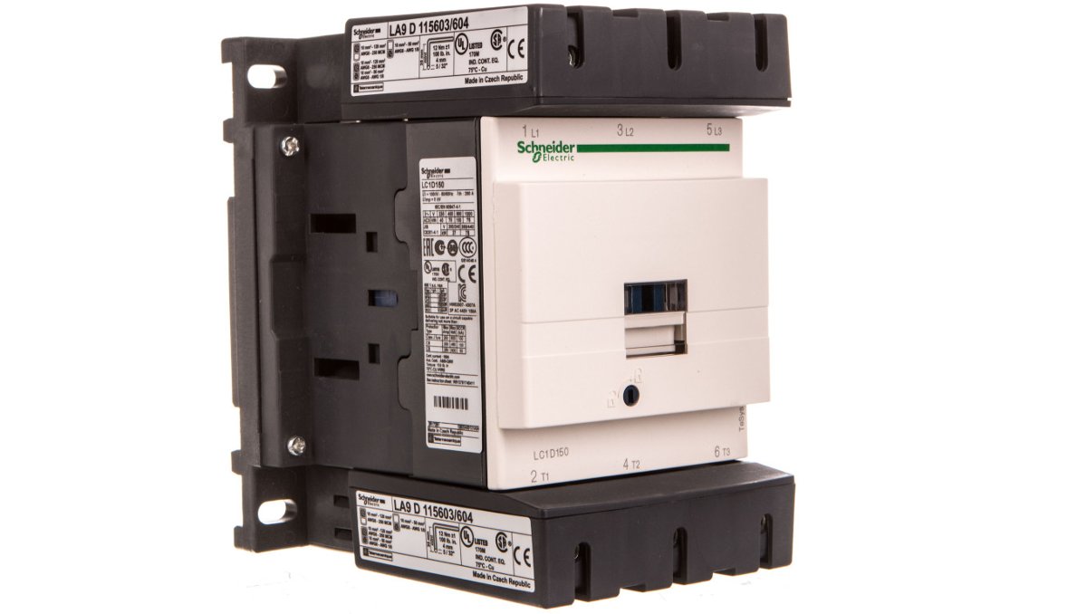 Schneider Electric Stycznik mocy 150A 3P 110V AC 1Z 1R LC1D150F7