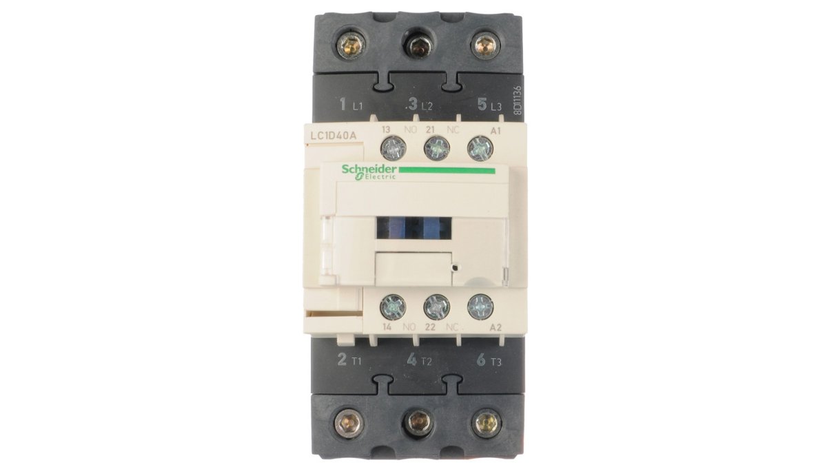 Schneider Electric Stycznik mocy 40A 3P 24V AC 1Z 1R EVK) LC1D40AB7