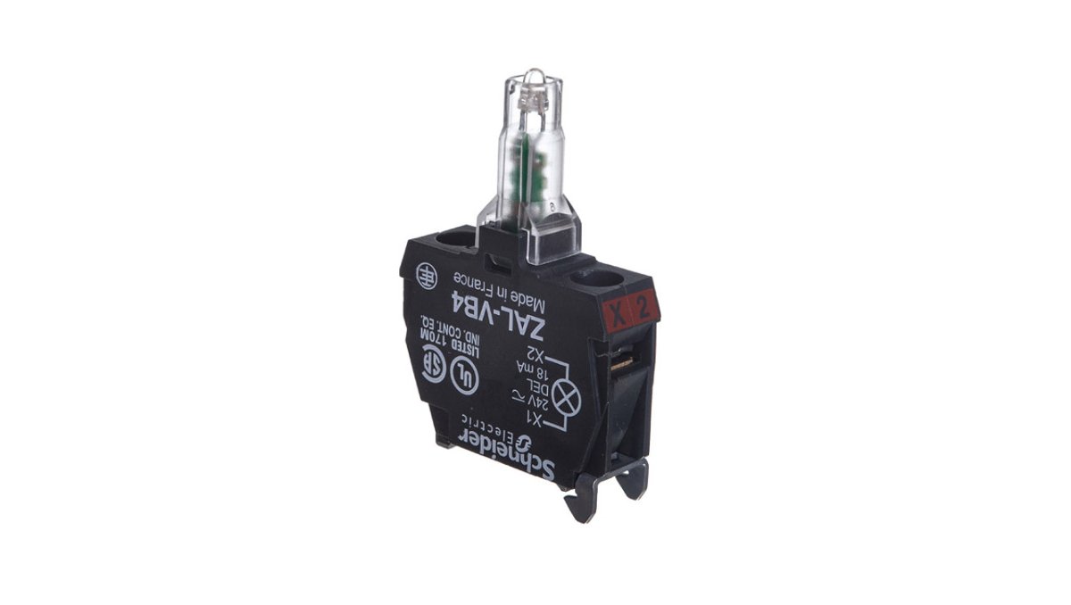 Schneider Electric zalvb4 elektryczny 24 V Czerwony, Integral LED-Block ZALVB4