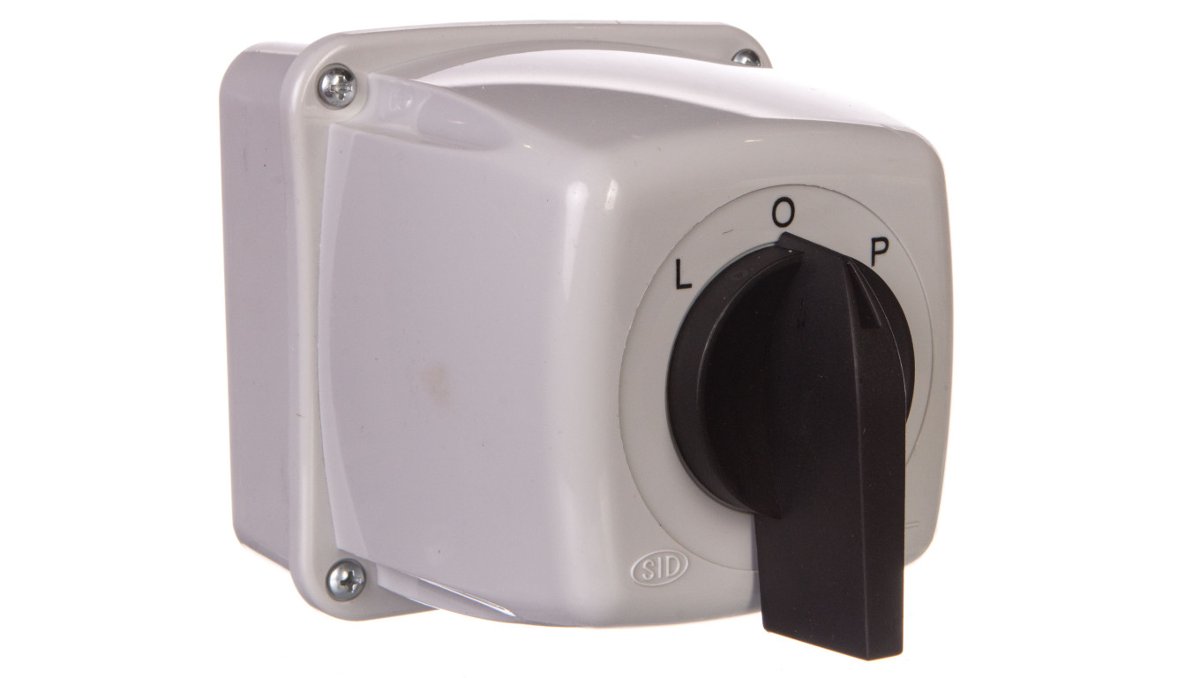 Elektromet Spółdzielnia Inwalidów Łącznik krzywkowy L-0-P 3P 25A w obudowie IP65 Łuk 25-43 922530