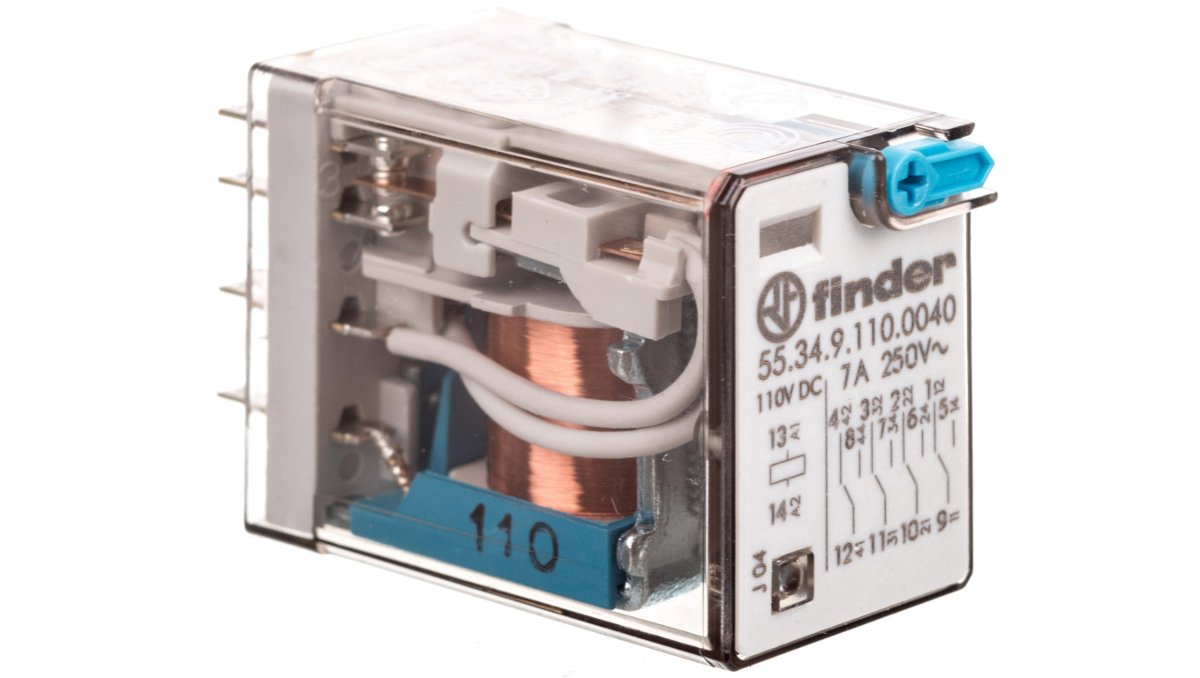 Finder Przekaźnik 4CO 7A 110V DC 55-34-9-110-0040
