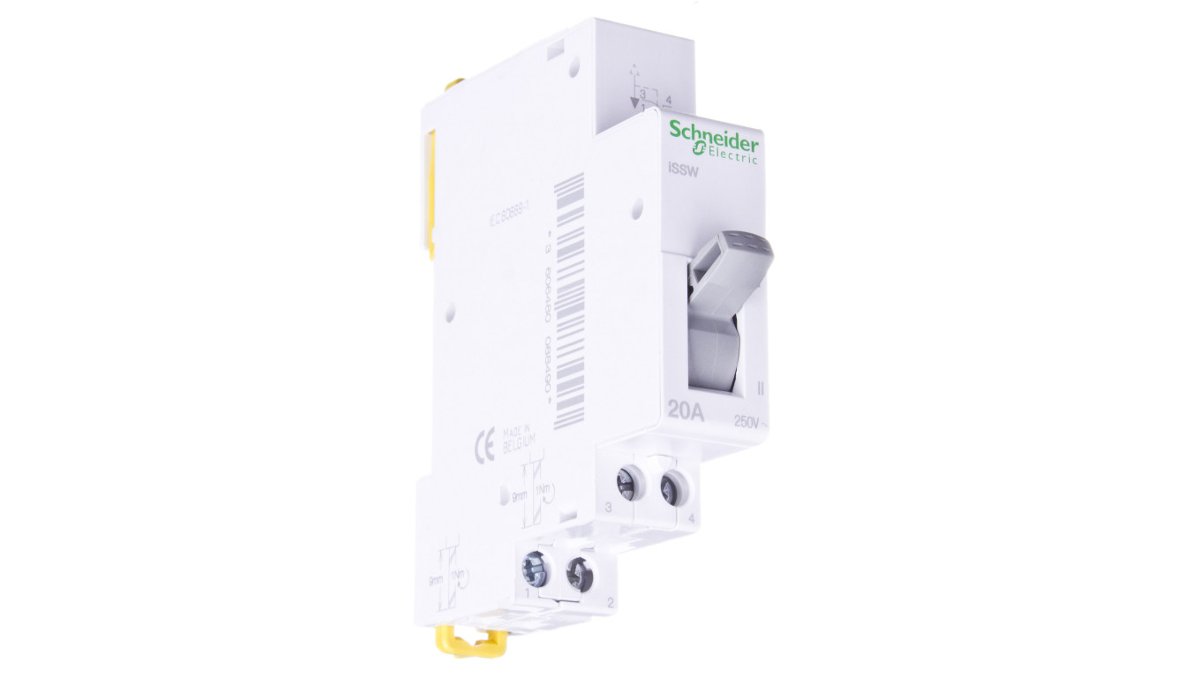 Schneider Electric Polska sp. z o.o. Przełącznik modułowy 0-1 20A 1Z 1R iSSW A9E18072