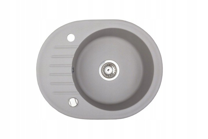 Brenor Zlewozmywak granitowy szary cementowy zlew kuchenny CAME 60cm x 47cm came 27