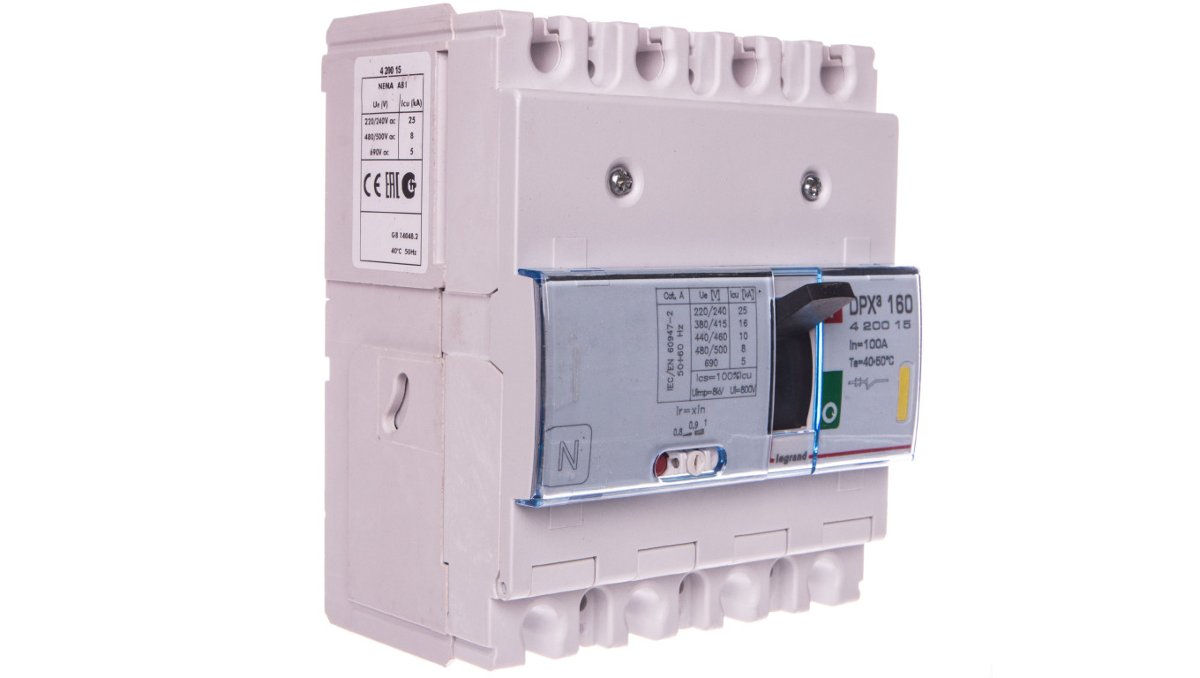 Legrand Wyłącznik mocy 4P 100A 16kA DPX3 160 420015 420015