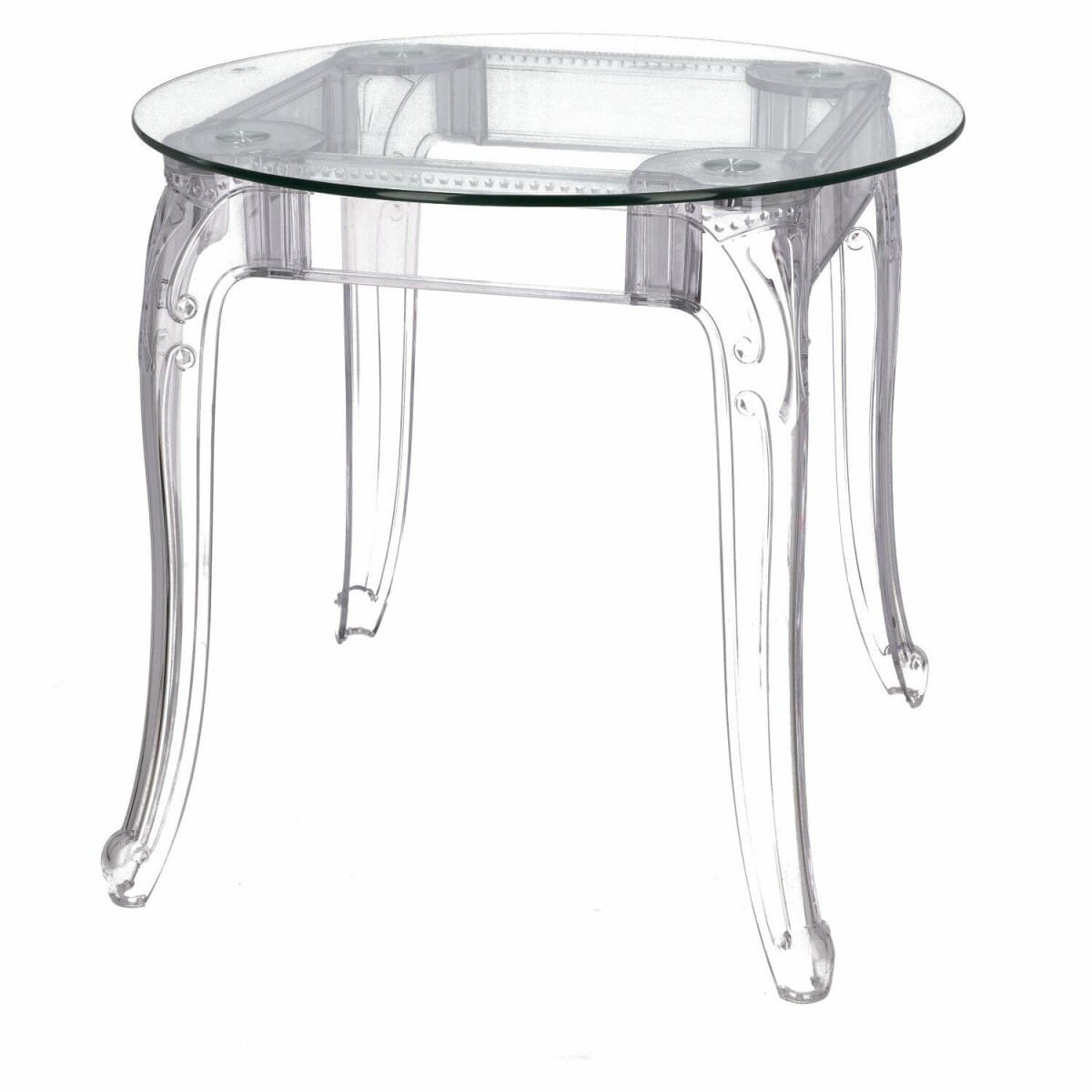 D2.Design DESIGN Stół Ghost 80cm transparentny