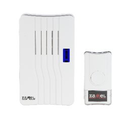 Zamel Dzwonek bezprzewodowy ST-905 4xAA R6 biały SUN10000425