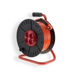 Elgotech Przedłużacz bębnowy 4GN 50m 3x1,5mm PZB-1-50) EPZB50M1,5