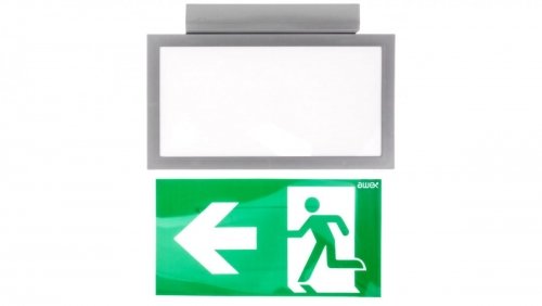 PT AWEX Oprawa awaryjna INFINITY II AC LED 1W 3h jednozadaniowa szara IF2ACS/1W/C/3/SE GR